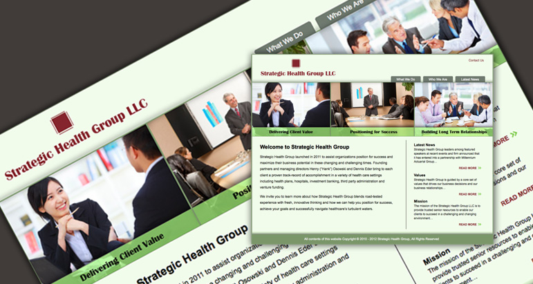Strategic Health Group Web Design - Boulder, Colorado